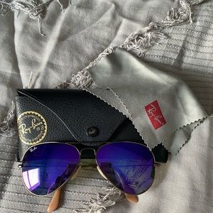 Purple ray bans
